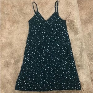 Brandy Melville Green Floral mini dress